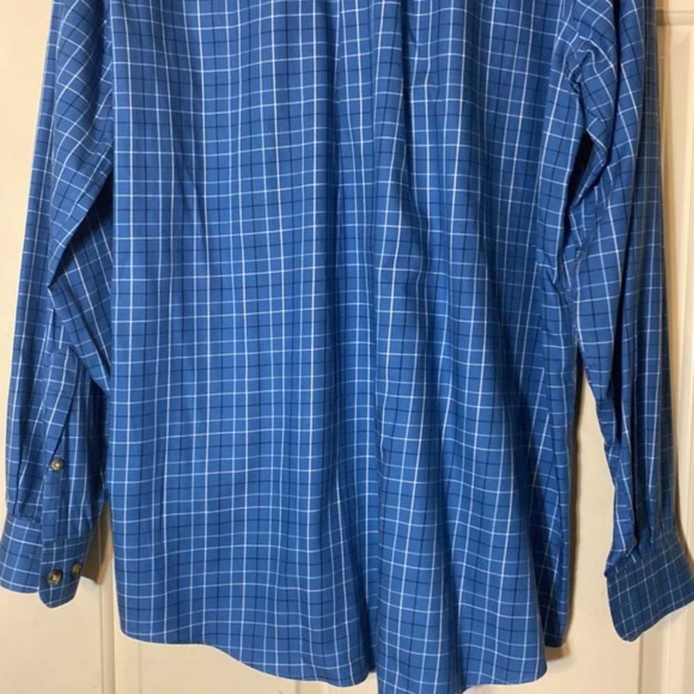 L.L.Bean L-tall wrinkle free traditional fit long sleeve bottom down shirt - Picture 6 of 8